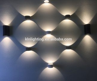 Trung Quốc AC100-240V đen xi lanh tường ánh sáng, Cree dẫn đèn tường trang trí nhà cung cấp