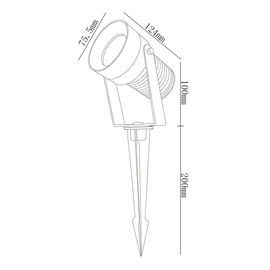 Nhà máy Phật Sơn Cảnh quan chống nước 20W RGB LED Garden Spot Light và LED Spike Light nhà cung cấp